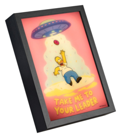 (Pre-order) The Simpsons Framed LED Poster 20 x 28 cm