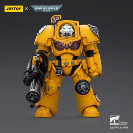 (Pre-order) Warhammer 40,000 Action Figure Imperial Fists Terminator 3 with Power Fist and Assault Cannon 14 cm