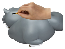 (Pre-order) Disney Vinyl Bank Lucifer 21 cm