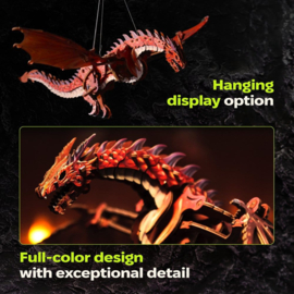 (Pre-order) Ugears 3D Wooden Model Kit Firestorm Dragon 43 cm