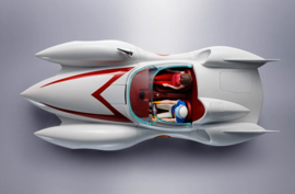 (Pre-order) Speed Racer Chogokin Diecast Model Mach 5 27 cm