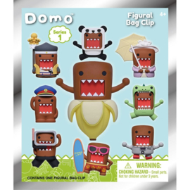 (Pre-order) Domo-kun 3D PVC Bag Clips Series 1 Display (24)