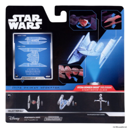 (Pre-order) Star Wars Medium Vehicle & Figure set Hyena Vulture Bomber (Red Hologram) & Battle Droid (Chase)