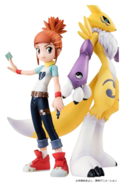 (Pre-order) Digimon Tamers G.E.M. Series PVC Figure Renamon & Ruki Makino 13 cm (Repeat)