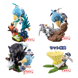 PRE-ORDER Shangri-La Frontier Petitrama EX Series Trading Figure 3-Set Shangri-La Frontier vs Monster Diorama Collection Set 11 cm (with gift)