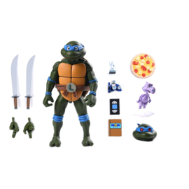 PRE-ORDER Teenage Mutant Ninja Turtles (Cartoon) Action Figure Ultimate Leonardo VHS 18 cm