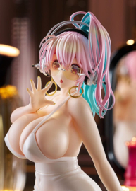 (Pre-order) Super Sonico Pop Up Parade PVC Statue Super Sonico: 15th Mini Dress Ver. L Size 20 cm              