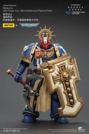 (Pre-order) Warhammer 40,000 Action Figure Ultramarines Metaurus with Power Axe, Stormshield and Plasma Pistol 13 cm