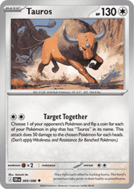 Pokémon TCG - Tauros - Reverse Holo - Chaos Rising - 069/086