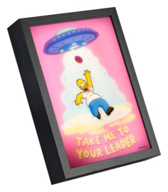 (Pre-order) The Simpsons Framed LED Poster 20 x 28 cm
