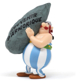 (Pre-order) Asterix PVC Figure Obelix Souvenir from Armorica 9 cm
