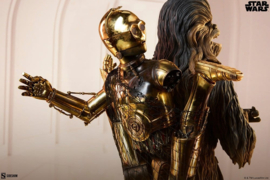 (Pre-order) Star Wars Premium Format Figure Chewbacca and C-3PO 63 cm