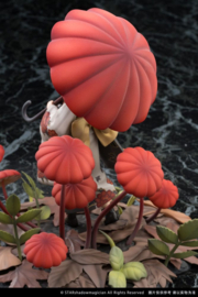 (Pre-order) The Mushroom Girls PVC Statue 1/1 No.6 Marasmius Haematocephalus 23 cm