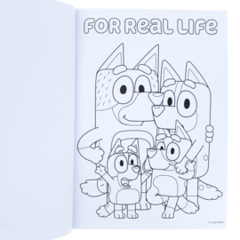 Bluey Colouring Book A4 & Sticker Set