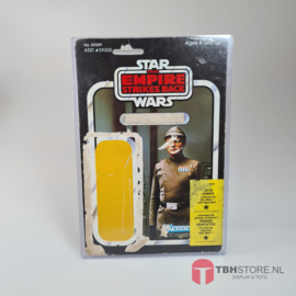 Vintage Star Wars Cardback Imperial Commander 41 back Clipper yellow wrap