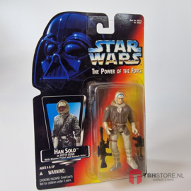 Star Wars POTF2 Red Han Solo Hoth Gear open hand