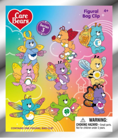 (Pre-order) Care Bears 3D PVC Bag Clips Series 3 Blind Bag Display (24)