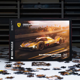 (Pre-order) Ferrari AF Corse Puzzle 499P 24 Heures du Mans 2025 Winner (1000 Pieces) 48 x 68 cm