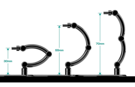 (Pre-order) The Simple Stand Mini Nendoroid More for Mini Figures & Models mini Black 4er-Pack 