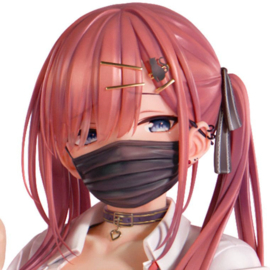 (Pre-order) Original Character PVC Statue 1/5 Red-Haired Gyaru-Chan Mask Ver. Illustration by Nanamakura 29 cm