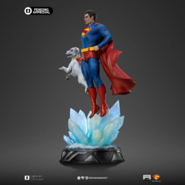 Superman Legacy Art Scale Statue 1/10 Superman & Krypto 32 cm              