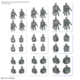Gundam Model Kit Accessory Set Gunpla 04 Build Hands Round