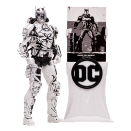 DC Multiverse Action Figure Hazmat Suit Batman (Line Art) (Gold Label)