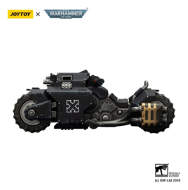 (Pre-order) Warhammer 40,000 Raider-pattern Combat Bike Raven Guard with twin-linked bolt rifles 22 cm