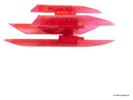 (Pre-order) Star Wars Medium Vehicle & Figure set Hyena Vulture Bomber (Red Hologram) & Battle Droid (Chase)