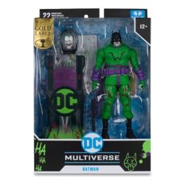 PRE-ORDER DC Multiverse Action Figure Batman (Batman: Last Knight on Earth) Jokerized (Gold Label) 18 cm