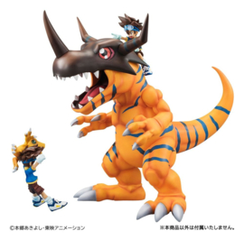 (Pre-order) Digimon Adventure Precious G.E.M. Series PVC Figure Greymon & Taichi Yagami 25 cm (Repeat)