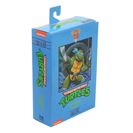 PRE-ORDER Teenage Mutant Ninja Turtles (Cartoon) Action Figure Ultimate Leonardo VHS 18 cm