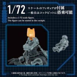 (Pre-order) Zoids Plastic Model Kit 1/72 AZ-18 Godos 13 cm