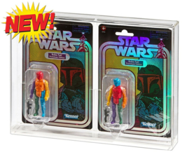 PRE-ORDER Star Wars GWA Double 9" x 6" MOC/Proof/Cardback Acrylic Display Case