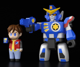 (Pre-order) The Brave Fighter of Legend Da-Garn Brickroid Action Figures 2-Pack Da-Garn & Seiji Takasugi Set