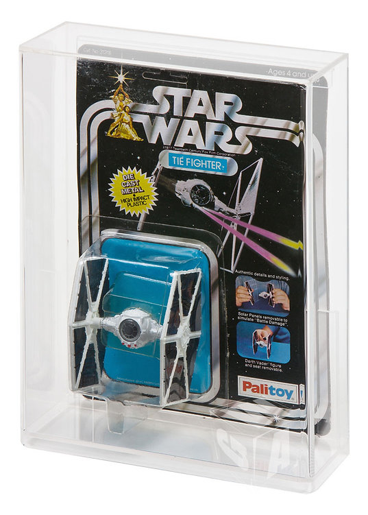 (Op aanvraag) SW & ESB Carded Diecast Vehicle Display Case (Deep Bubble)