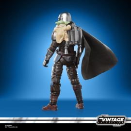 (Pre-order) Star Wars: The Mandalorian & Grogu Vintage Collection Action Figure The Mandalorian & Grogu 10 cm
