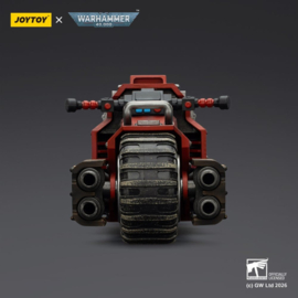 (Pre-order) Warhammer 40,000 Raider-pattern Combat Bike Blood Angels with twin-linked bolt rifles 22 cm