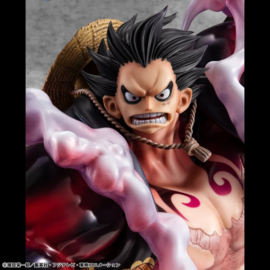 (Pre-order) One Piece Portrait.Of.Pirates SA-Maximum PVC Figure Monkey D. Luffy Gear 4 Bounce-Man 10th Limited Ver. 30 cm