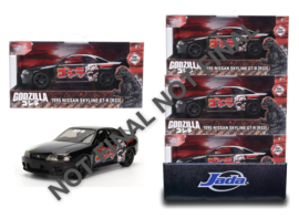 (Pre-order) Godzilla Diecast Model 1:32 Nissan Skyline GT-R R33 Assortment (6)
