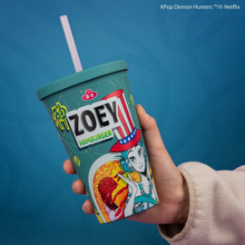 (Pre-order) KPop Demon Hunters Tumbler Zoey Hamburger