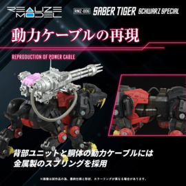(Pre-order) Zoids Plastic Model Kit 1/100 RMZ-006 Saber Tiger Schwarz Special 19 cm