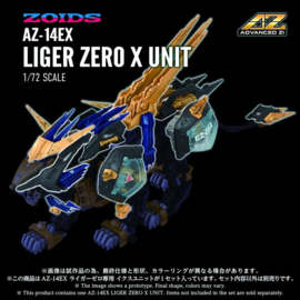 (Pre-order) Zoids Plastic Model Kit 1/72 AZ-14EX Liger Zero X Unit 43 cm 