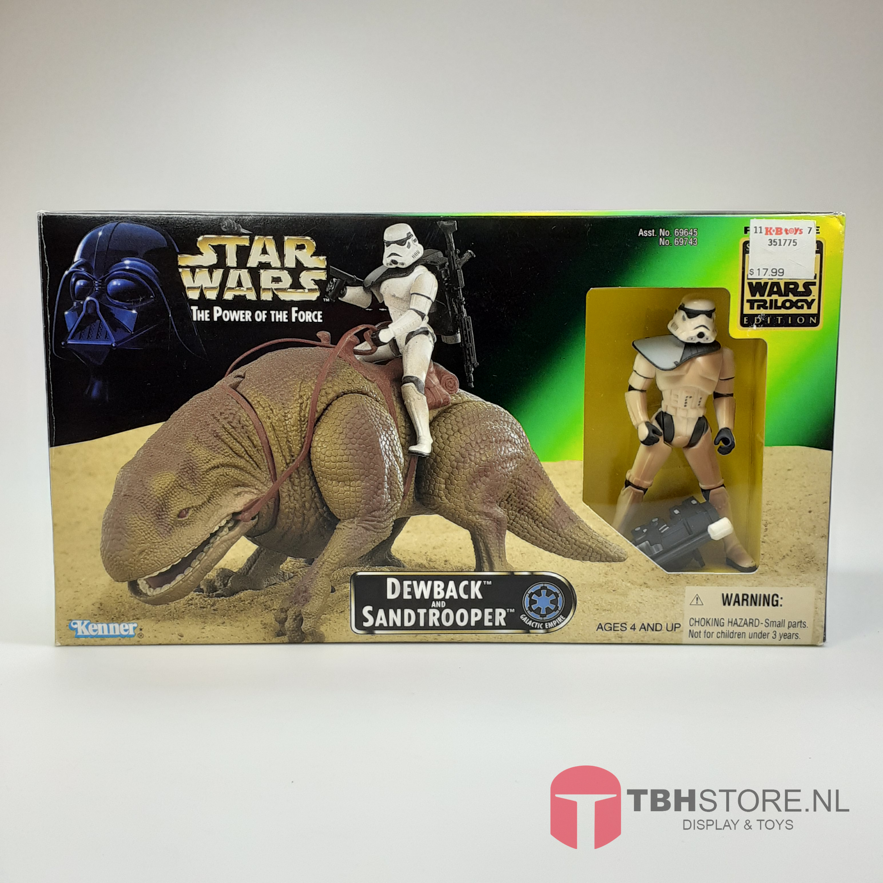 Star Wars - The Power of the Force Dewback en Sandtrooper