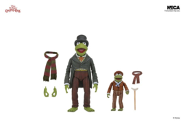 (Pre-order) The Muppet Christmas Carol Ultimate Action Figures 2-Pack Kermit as Bob Cratchit & Robin as Tiny Tim 18 cm