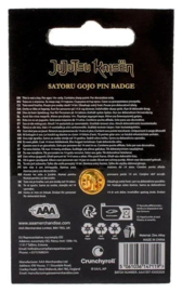 (Pre-order) Jujutsu Kaisen Icon Pin Badge Satoru Gojo