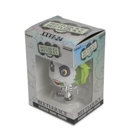 (Pre-order) Beetlejuice Beetlejuice Bhunny Flocked Vinyl Figure Beetlejuice Striped Suit 10 cm