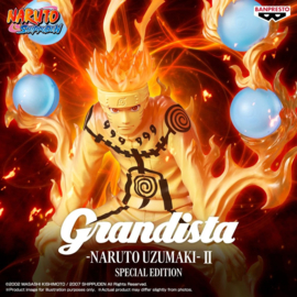 (Pre-order) Naruto Shippuden Grandista PVC Figure Naruto Uzumaki II Special Edition 27 cm