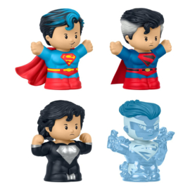 DC Comics Fisher-Price Little People Collector Mini Figures 4-Pack Superman: Through the Ages 7 cm