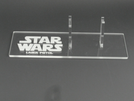 Vintage Star Wars Han Solo Laser Pistol/Blaster Display Stand - Left Facing